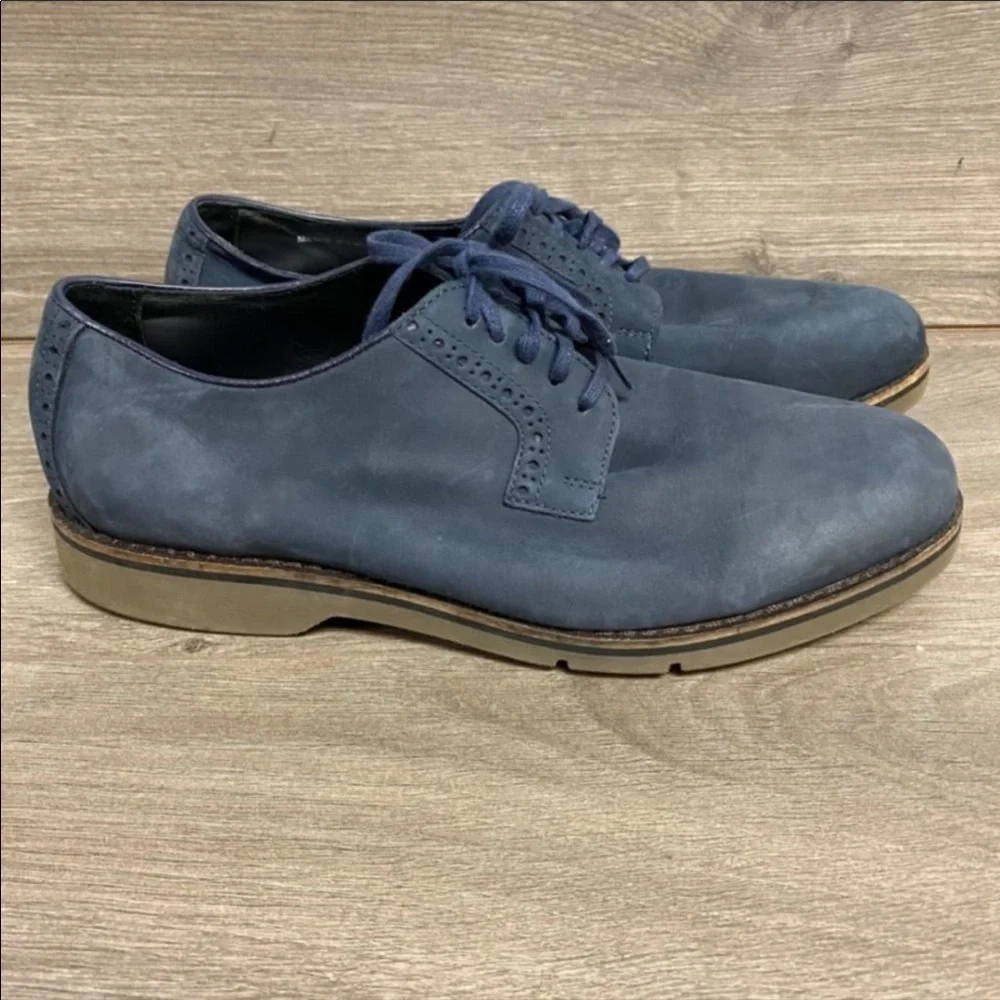 Cole Haan | Oxfords Navy Blue Nubuck Leather 8.5